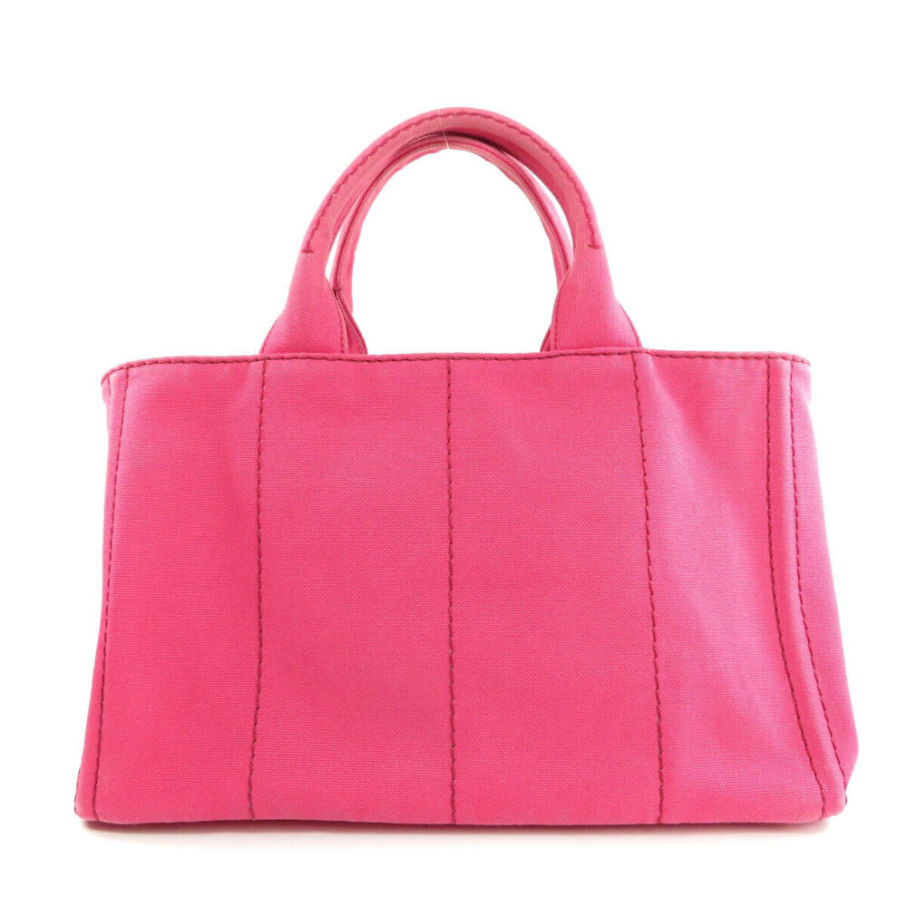 Prada Tote vibrant Canapa canvas Bag Pink